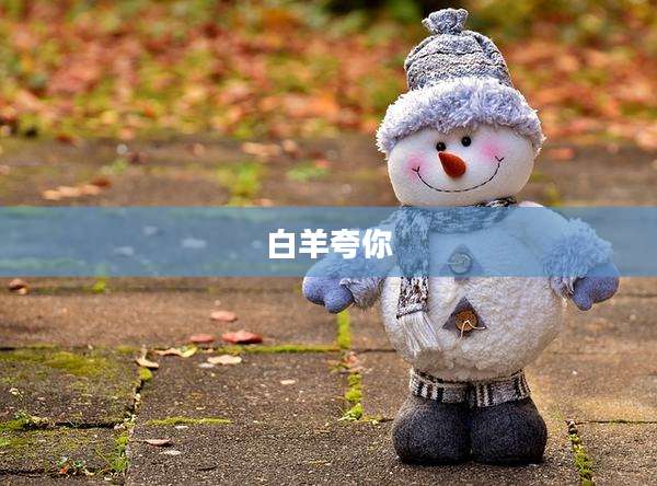 白羊夸你