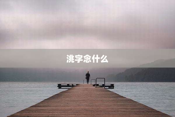 洮字念什么