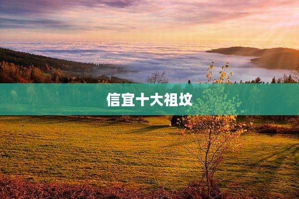 信宜十大祖坟
