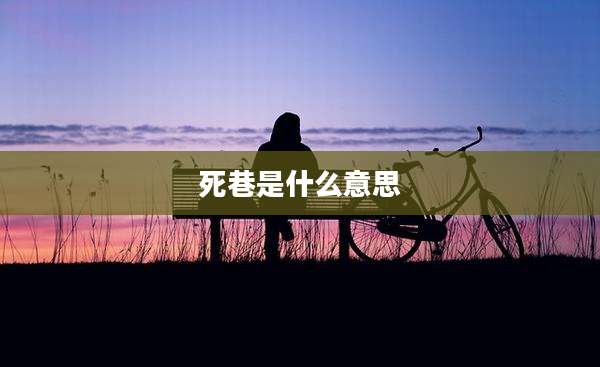 死巷是什么意思