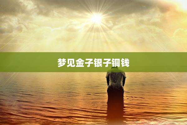 梦见金子银子铜钱