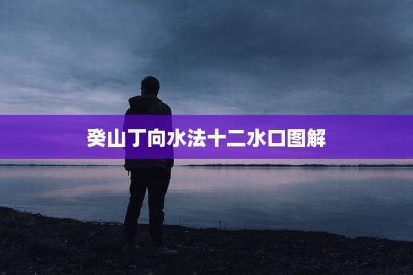 癸山丁向水法十二水口图解