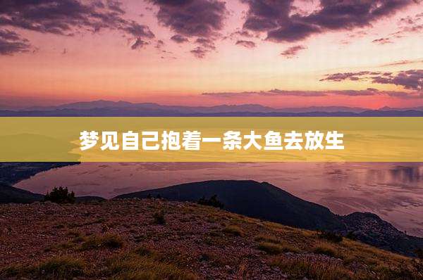 梦见自己抱着一条大鱼去放生