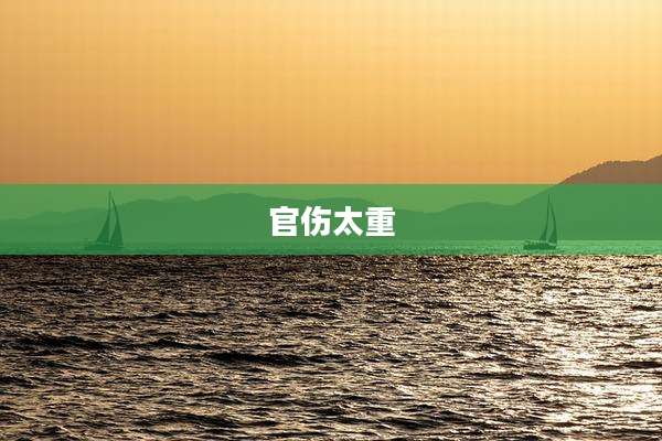官伤太重