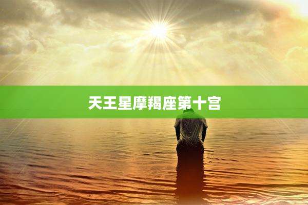 天王星摩羯座第十宫
