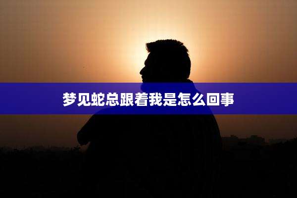 梦见蛇总跟着我是怎么回事