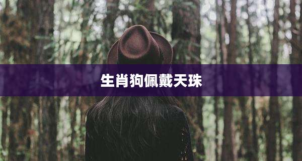 生肖狗佩戴天珠