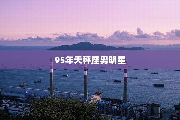 95年天秤座男明星