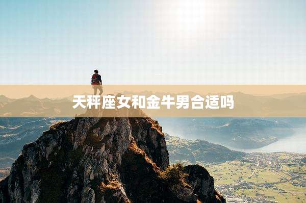 天秤座女和金牛男合适吗