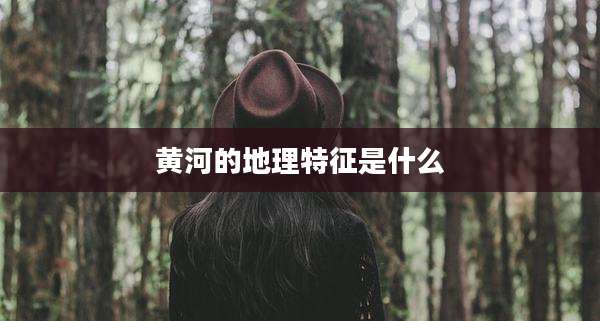 黄河的地理特征是什么