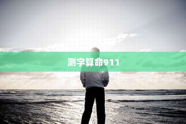 测字算命911
