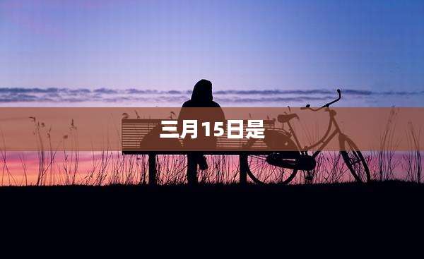 三月15日是