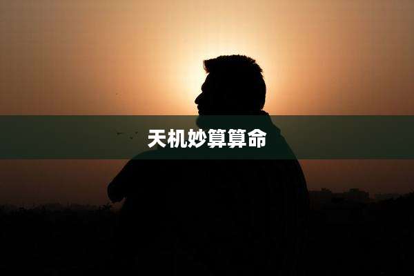 天机妙算算命
