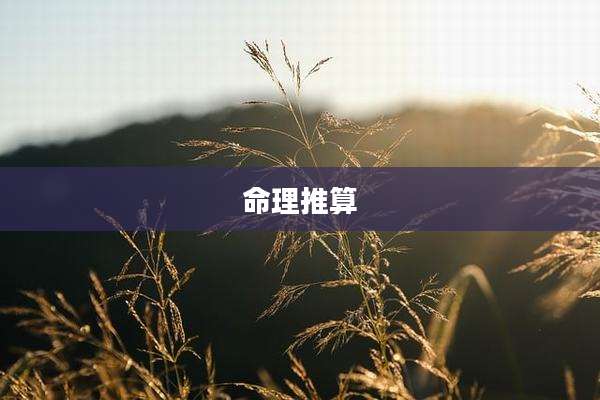 命理推算
