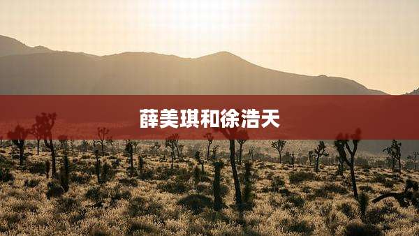 薛美琪和徐浩天