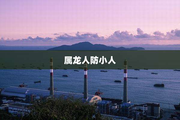 属龙人防小人