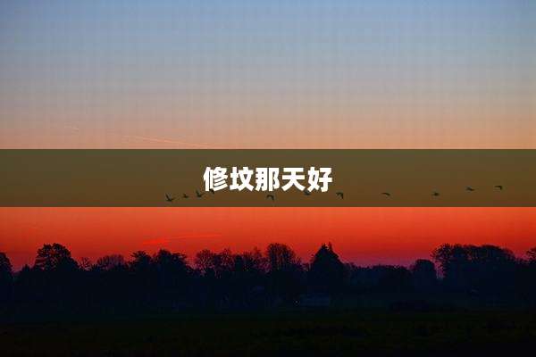 修坟那天好