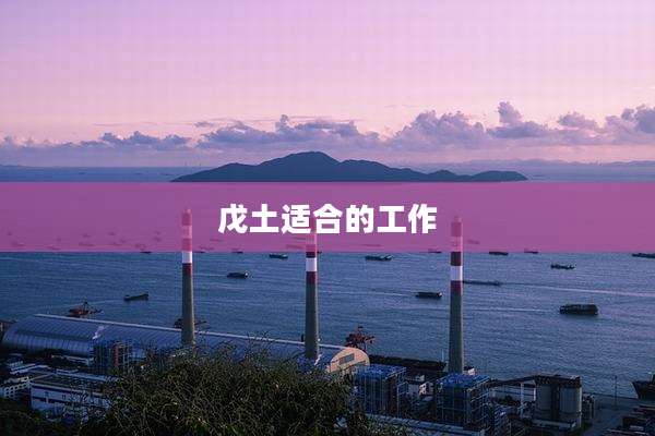 戊土适合的工作