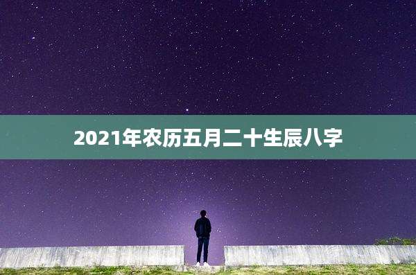 2021年农历五月二十生辰八字