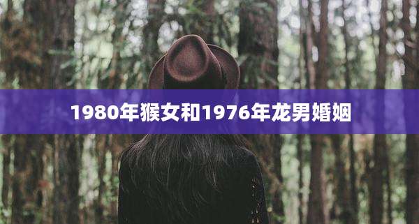 1980年猴女和1976年龙男婚姻