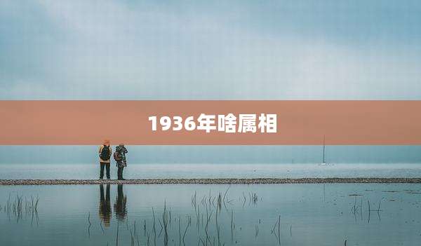 1936年啥属相
