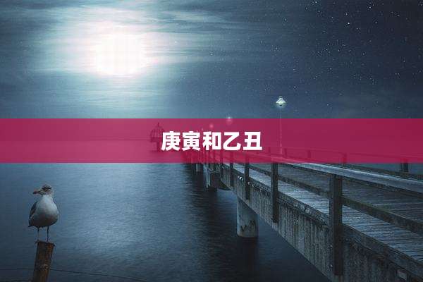 庚寅和乙丑