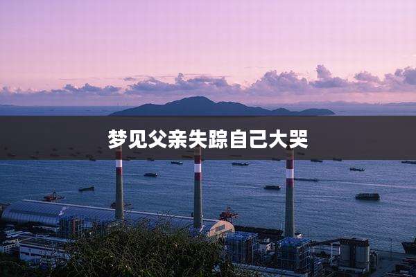 梦见父亲失踪自己大哭