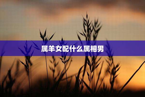 属羊女配什么属相男