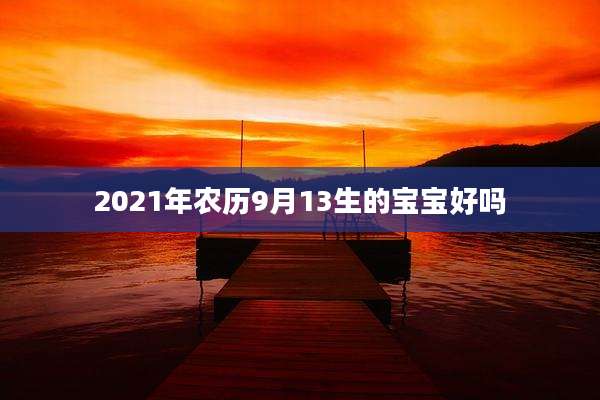 2021年农历9月13生的宝宝好吗