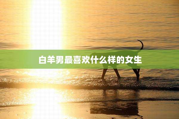 白羊男最喜欢什么样的女生