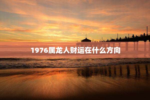 1976属龙人财运在什么方向