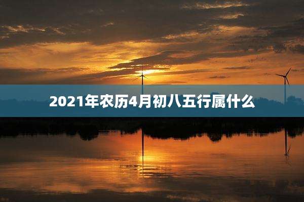 2021年农历4月初八五行属什么