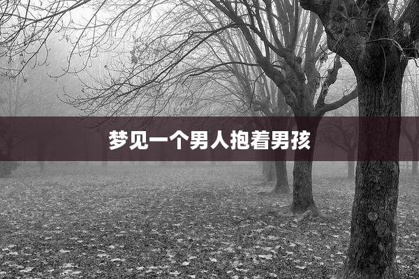 梦见一个男人抱着男孩