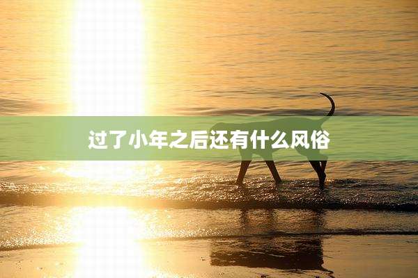 过了小年之后还有什么风俗