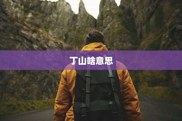 丁山啥意思