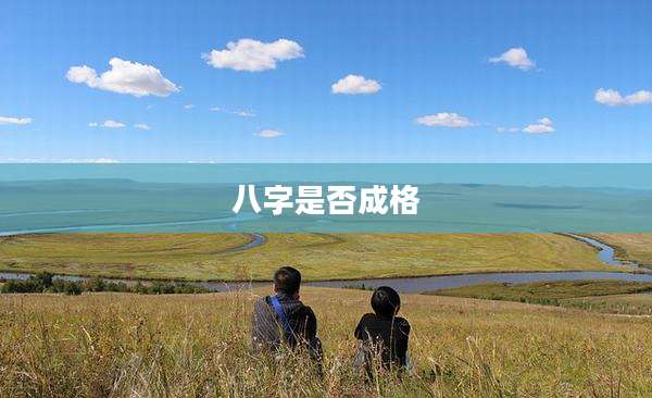 八字是否成格