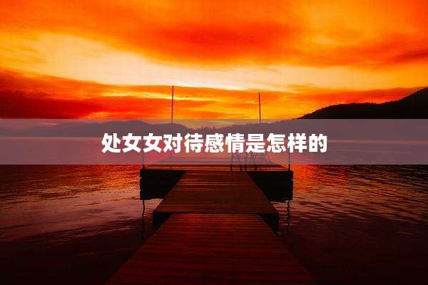 处女女对待感情是怎样的