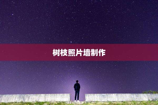 树枝照片墙制作