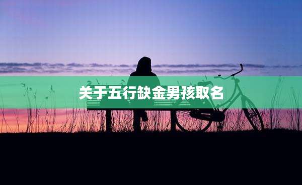 关于五行缺金男孩取名