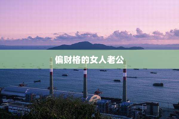 偏财格的女人老公