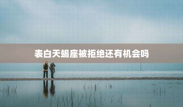 表白天蝎座被拒绝还有机会吗