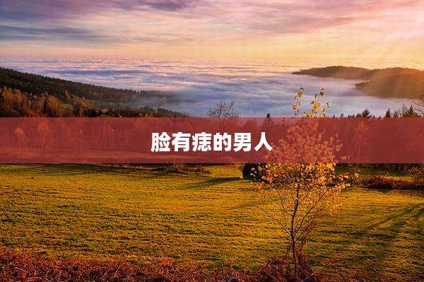 脸有痣的男人