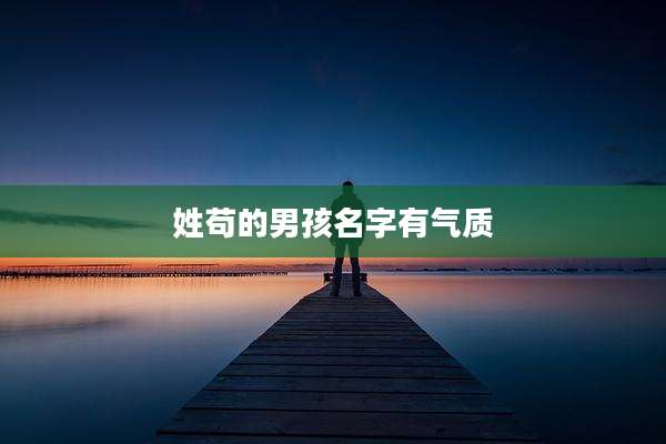 姓苟的男孩名字有气质