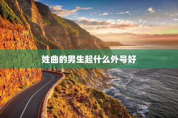 姓曲的男生起什么外号好
