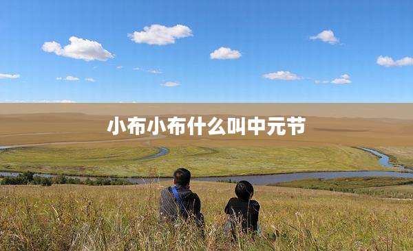 小布小布什么叫中元节