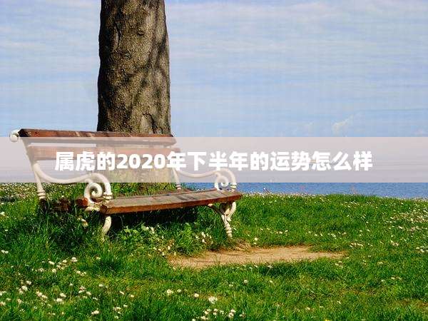 属虎的2020年下半年的运势怎么样