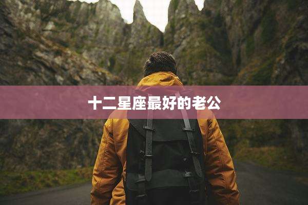 十二星座最好的老公