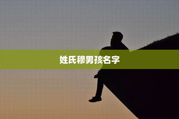 姓氏穆男孩名字
