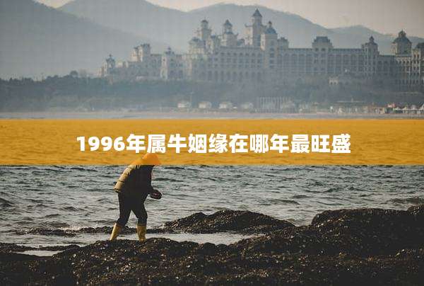 1996年属牛姻缘在哪年最旺盛