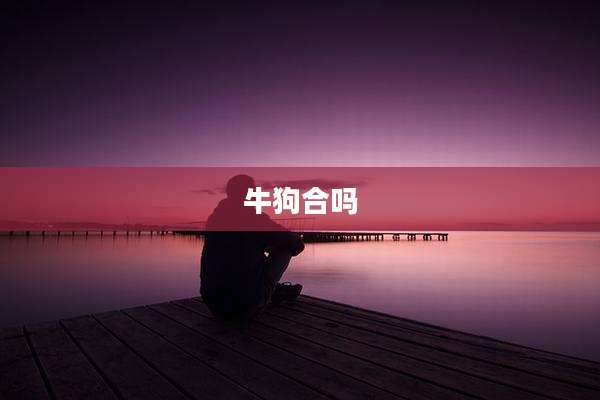 牛狗合吗
